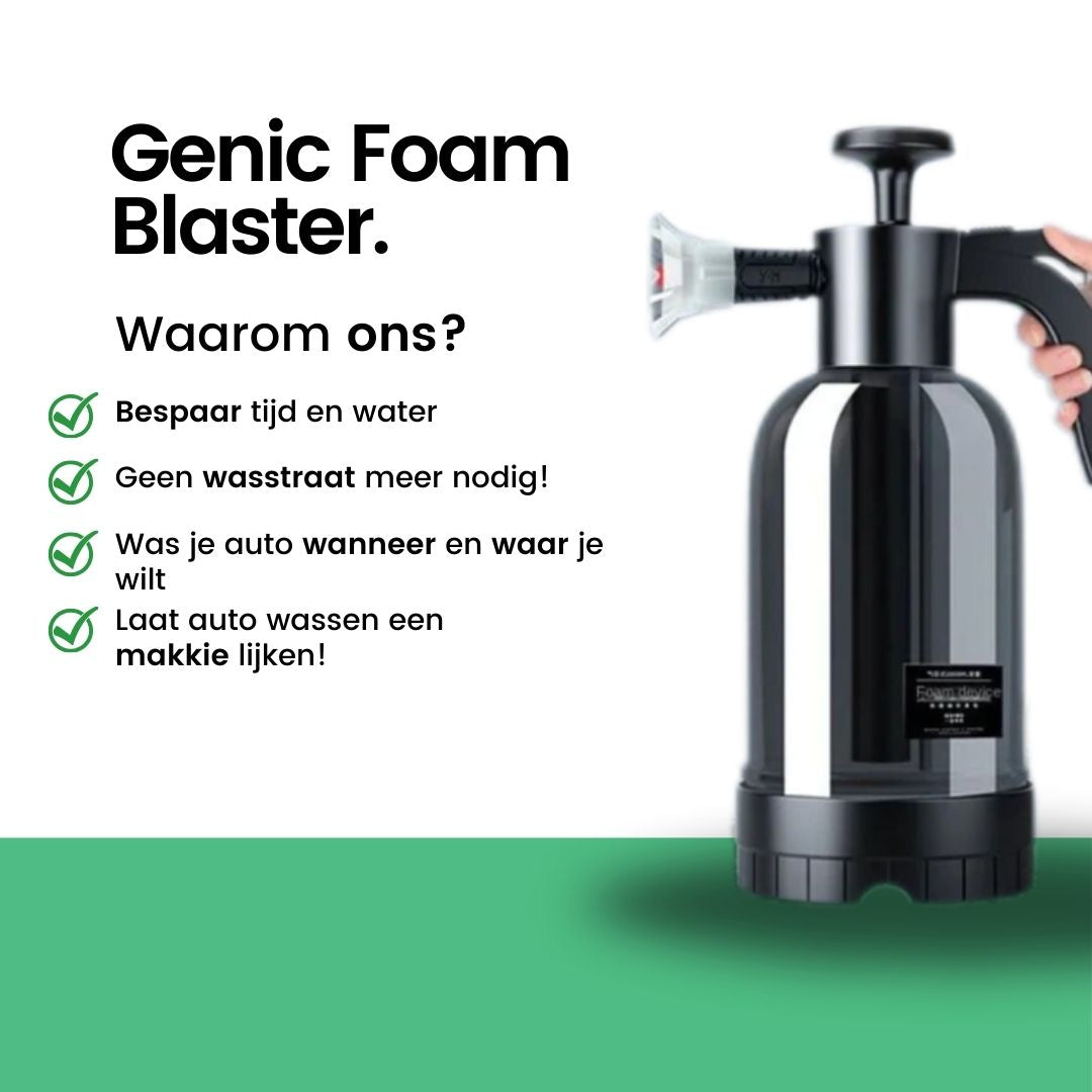 FoamBlaster - Bespaar tijd en geld!